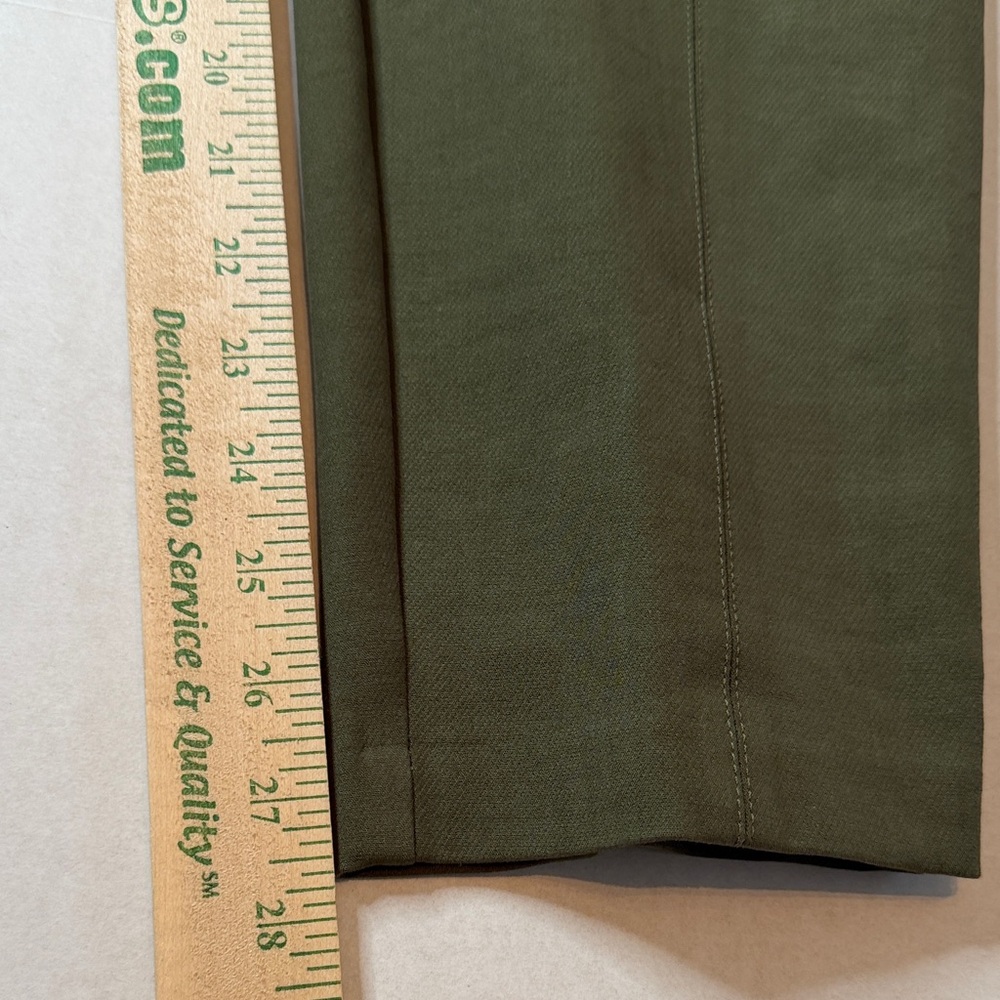 Talbots Olive Green Women's Trousers - Picture 13 of 16